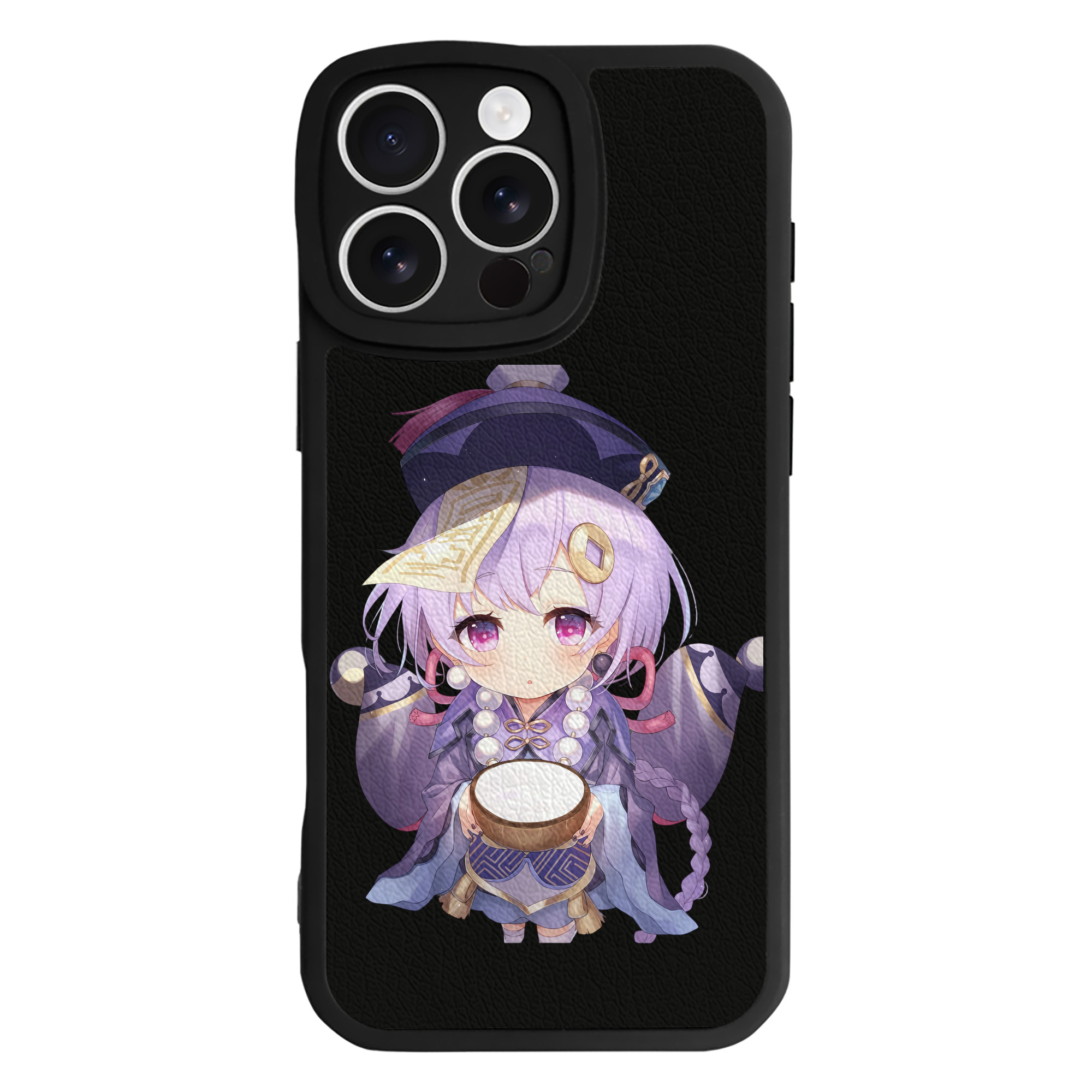 げんし神 七七 なな  genshin Nana 【iPhone 16シリーズ対応】シリコンスマホケース（レザー調） 材質：シリコン